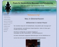 Website Ganzheitliche Massagen und Rebalancing
