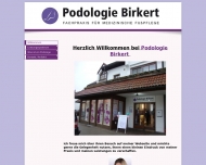 Website Podologie Birkert