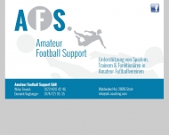 Website AFS amateur football support