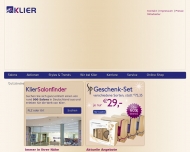 Bild Webseite Klier Berlin
