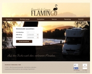 Website Flamingo Reisemobile - Wohnmobilvermietung Wohnwagenverleih Gasanlagenprüfung
