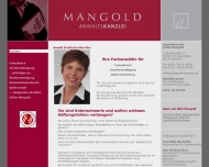 Website Anwaltskanzlei Mangold