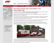 Website AMF Arlt & Arlt Metall- und Fahrzeugbau