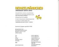 Website Heinzelmännchen Gebäudereinigung
