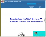 Website Russische Schule Bonn