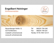 Bild Schreinerei Engelbert Heininger