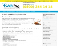 Website Fürst Schädlingsbekämpfung