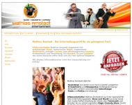 Website Mathias Amstadt Entertainment