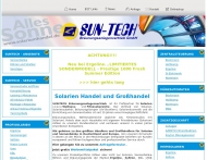 Website Suntech Bräunungsanlagenvertrieb