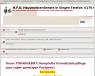 Website J.B. Hausmeisterdienste
