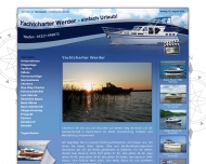 Website Yachtcharter Werder