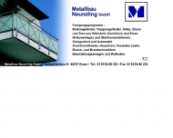 Website Metallbau Neunzling