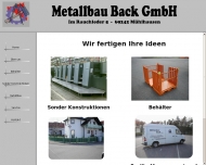 Bild Metallbau Back GmbH