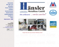H?nsler Metallbau GmbH in Freiburg +++ Ihre Schlosserei +++ ... vom Erz zum Herz +++