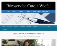 Website Buchhaltungsbüro Carola Wiefel