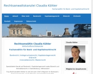 Bild Rechtsanwältin Claudia Köhler