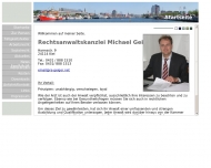 Website Rechtsanwaltskanzlei Michael Geiger