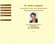 Bild Rechtsanwltin Dr. Heike Langbein
