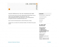 Bild Rechtsanwalt Dr. Dieter Wolf