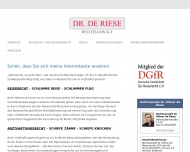 Bild Rechtsanwalt Dr. Hilmar de Riese