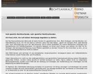 Bild Rechtsanwalt Dipl. Jur. Bernd Dietmar Wermuth