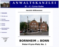 Bild Rechtsanwalt H.-C. Cyrus Kube