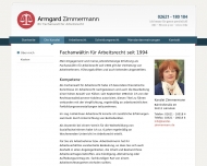 Website Rechtsanw�ltin Armgard Zimmermann