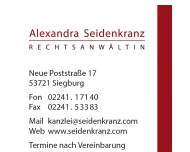Bild Rechtsanwltin Alexandra Seidenkranz