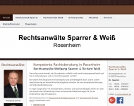 Bild Rechtsanwalt Wolfgang Sparrer