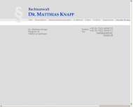 Bild Rechtsanwalt Dr. Matthias Knapp