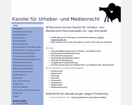 Website Rechtsanwältin Dr. Inge Schneider
