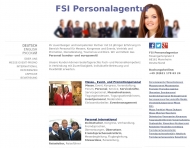 Website FSI Personalagentur