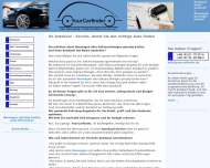 Website YourCarfinder - Autokauf-Service