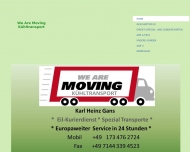 Bild We Are Moving Kühltransport