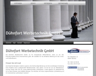 Website Dühnfort Werbetechnik