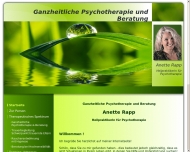 Bild Anette Rapp - Ganzheitliche Psychotherapie und Hypnosetherapie