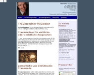 Website Trauerredner Michael Geisler