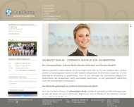 Website CenDenta Zahnarzt Berlin, Zentrum für Zahnmedizin