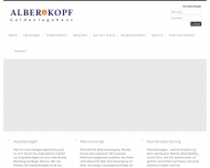 Website Martin Alber Finanzdienstleistungen