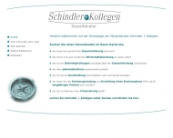 Website Sozietät Schindler + Kollegen Steuerberater