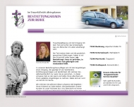 Website Bestattungshaus ZUR RUHE