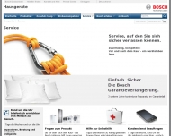 Website Robert Bosch Hausgeräte