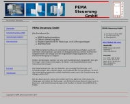 Website PEMA Steuerung