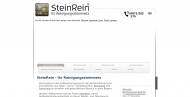 Website SteinRein � Ihr Reinigungssteinmetz