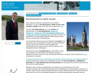 Website Rechtsanwalt Erik Jahn