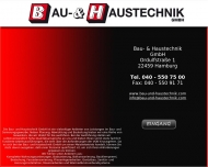 Website Bau- & Haustechnik