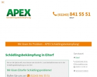 Bild APEX GmbH Schdlingsbekmpfung