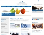 Website KRIEGER Wirtschaftsprüfer Steuerberater Rechtsanwälte