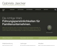 Bild Gabriela Jaecker GmbH Personal- und Nachfolgeberatung fr Familienunternehmen