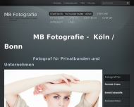Website MB Fotografie Köln / Bonn